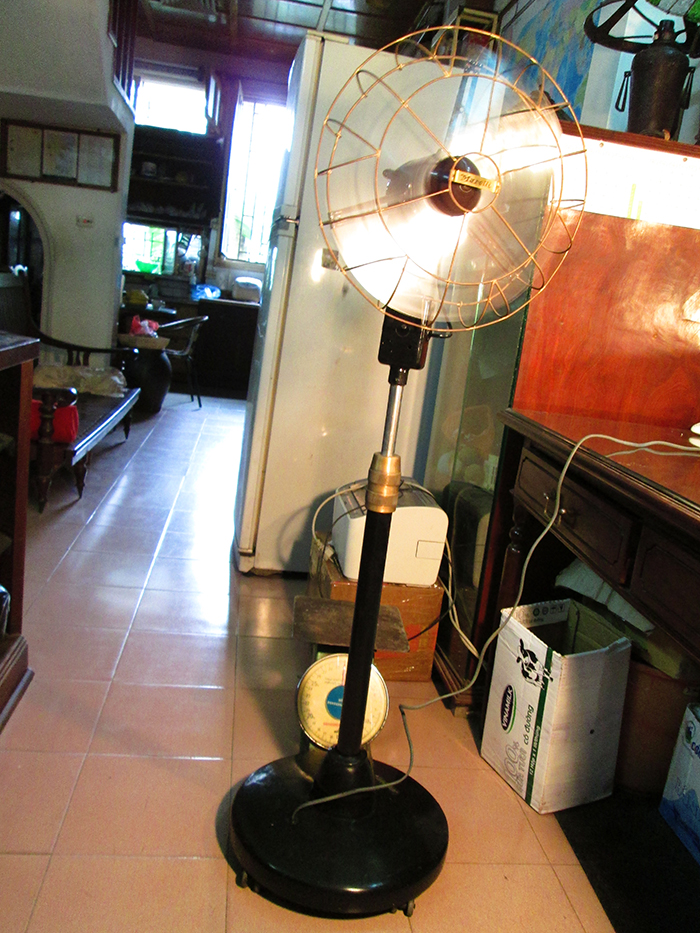 Antique Marelli Metal Stand fan