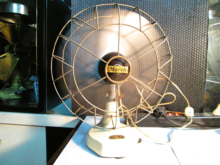 1930 Italian Marelli Antique Desk Fan