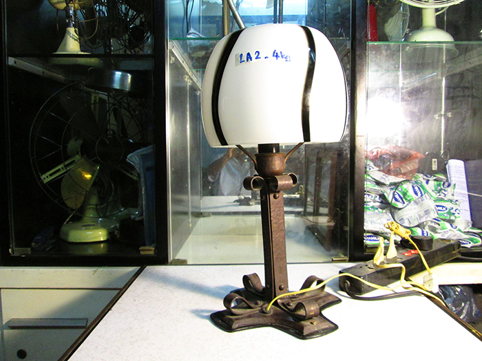 Table Lamp Vintage copper finish