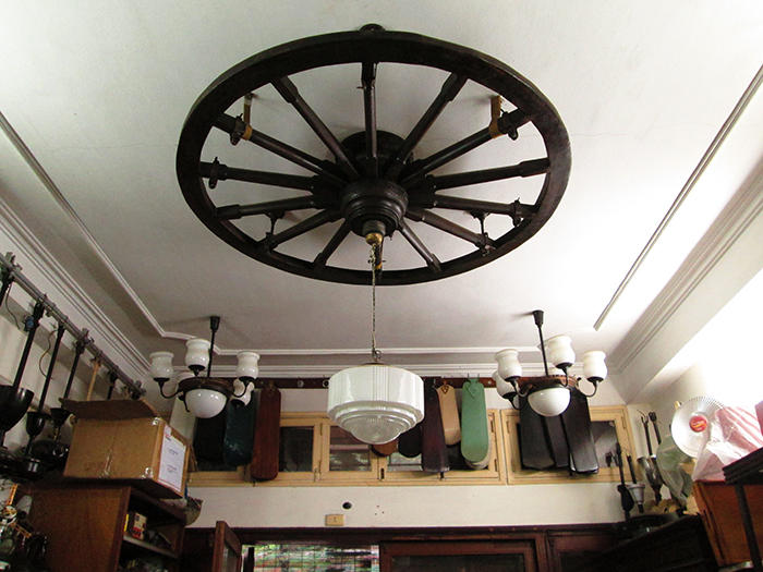 White glass Victorian Ceiling