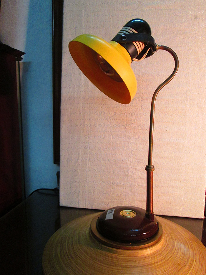 Old vintage Art deco Gooseneek desk table Lamp